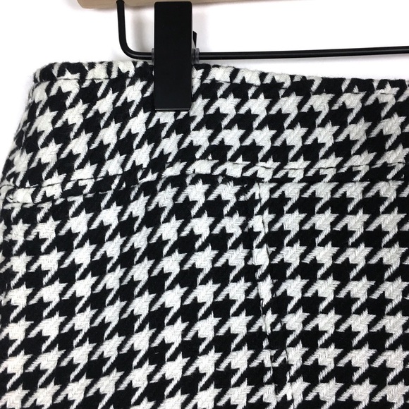 THE LIMITED Mini Skirt Wool Blend Houndstooth 90s Y2K Vibes Clueless Size 4 - Picture 3 of 9